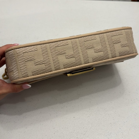 Fendi Baguette NM Bag Zucca Embroidered Canvas - Picture 7 of 14